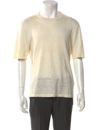 Drake's Silk Crew Neck T-Shirt