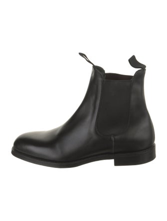 Drake's Leather Chelsea Boots