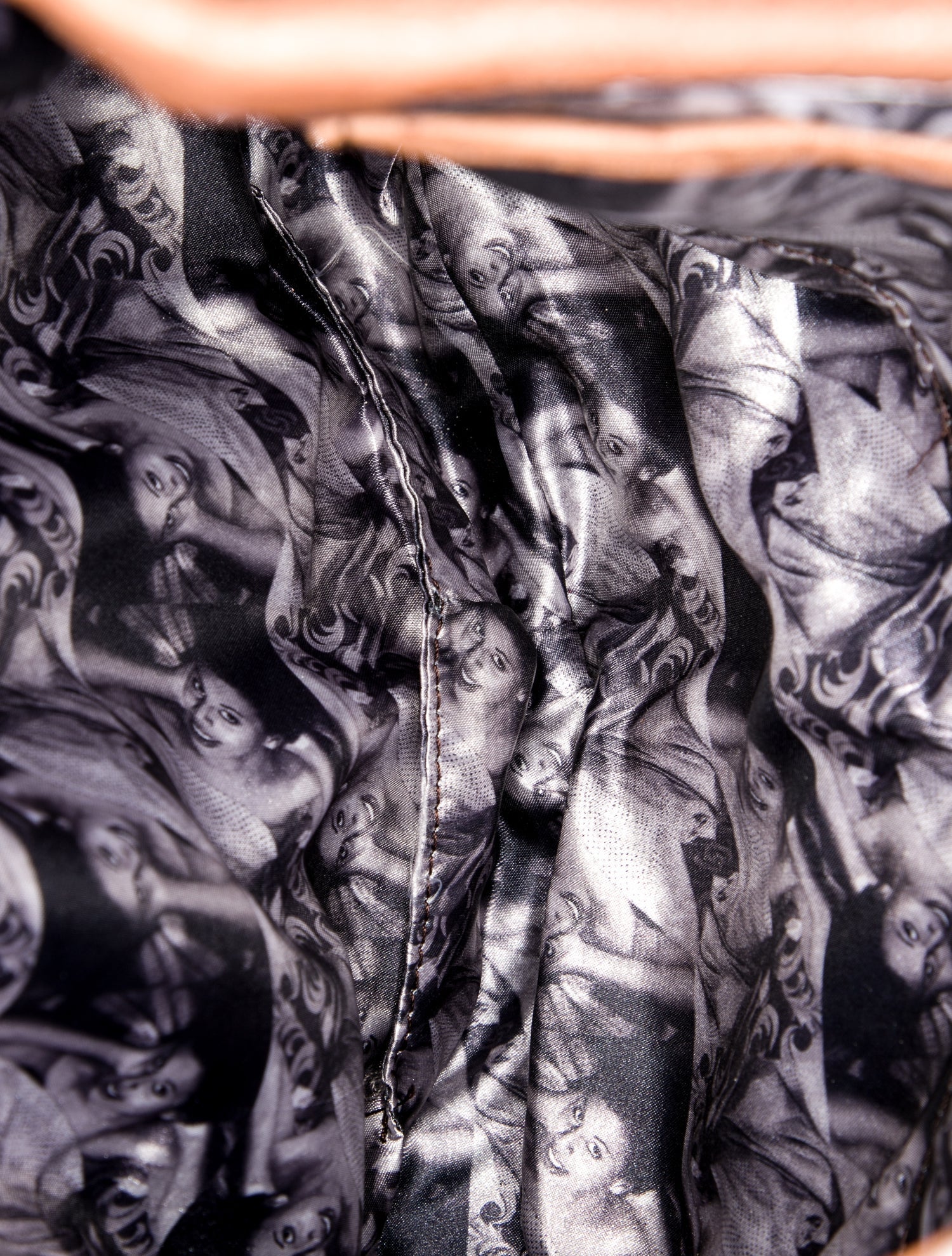 Drake's Leather Top Handle Bag