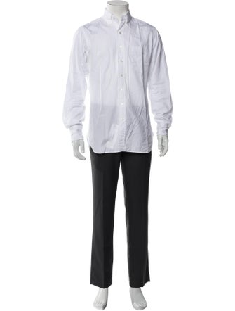 Drake's Long Sleeve Dress Shirt