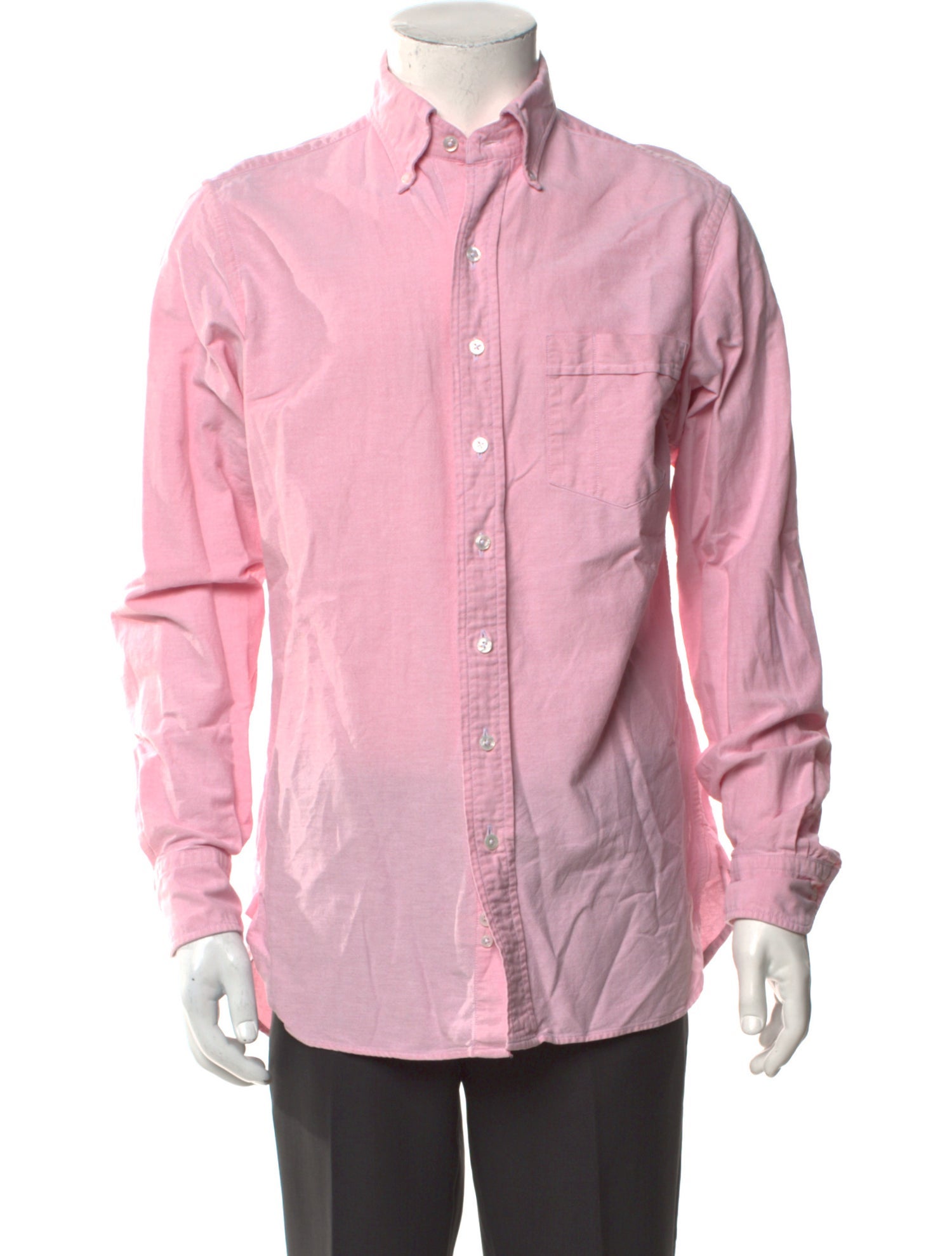 Drake's Long Sleeve Dress Shirt