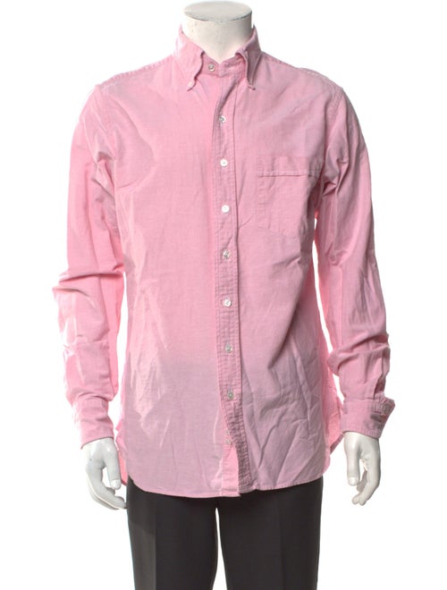 Drake's Long Sleeve Dress Shirt