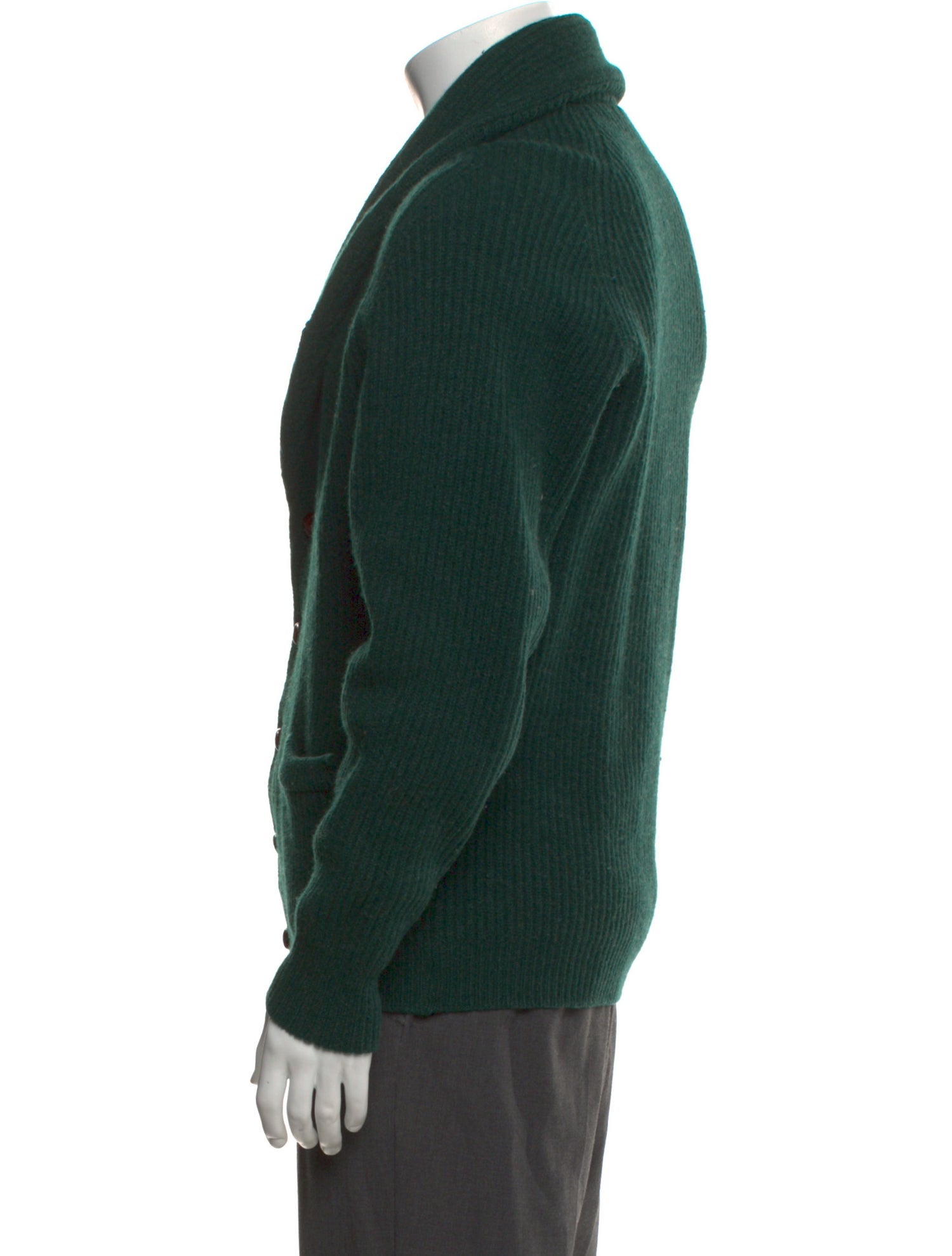 Drake's Lambswool V-Neck Cardigan