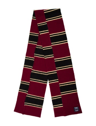 Drake's Lambswool Striped Scarf