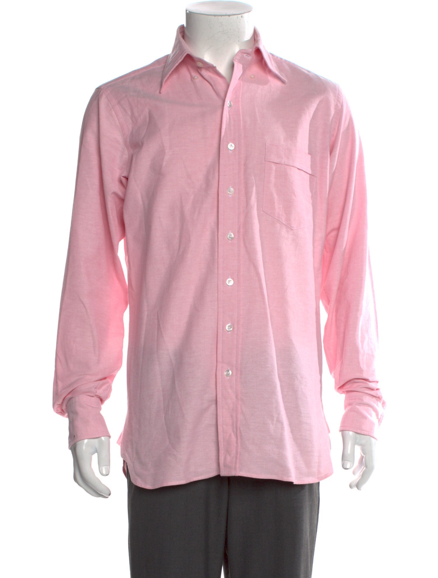 Drake's Long Sleeve Dress Shirt