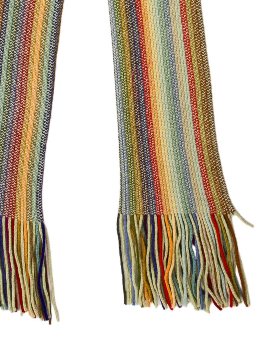 Drake's Lambswool Striped Scarf