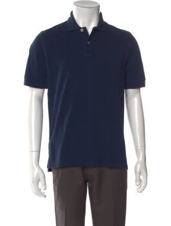 Drake's Collar Short Sleeve Polo Shirt