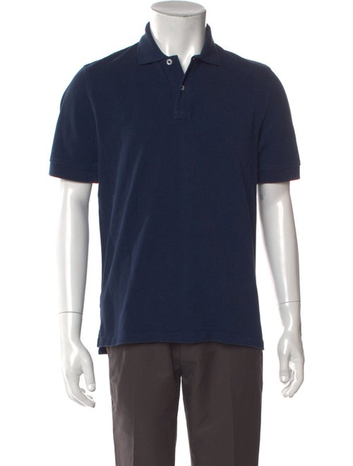 Drake's Collar Short Sleeve Polo Shirt