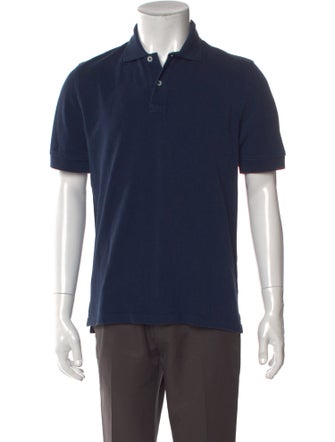 Drake's Crew Neck Short Sleeve Polo Shirt