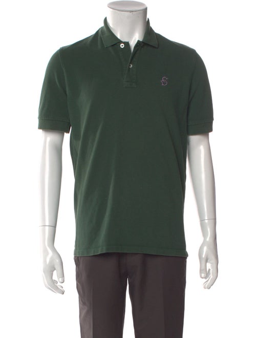Drake's Collar Short Sleeve Polo Shirt