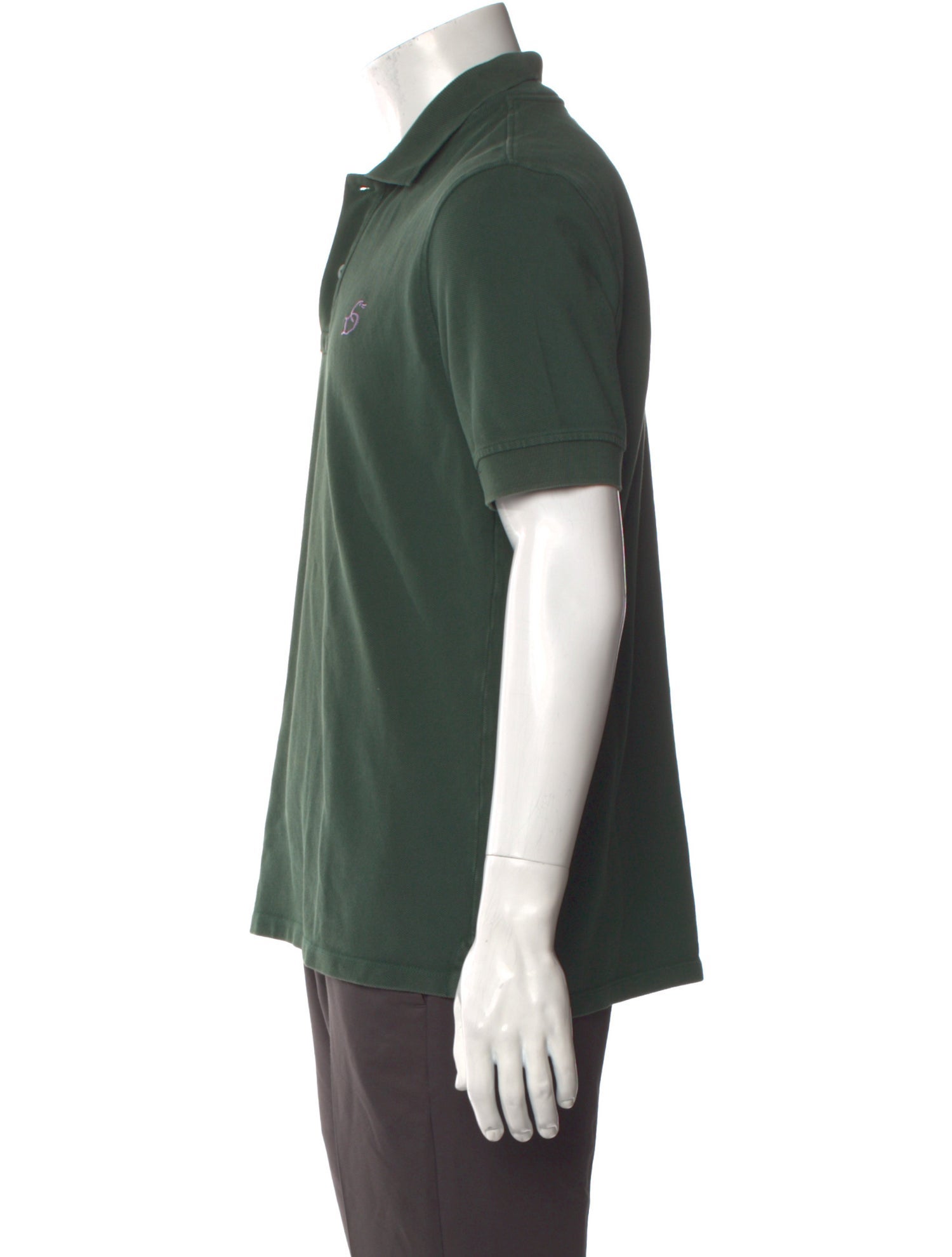 Drake's Collar Short Sleeve Polo Shirt