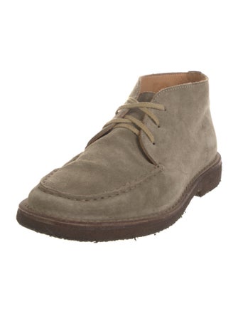 Drake's Suede Lace-Up Boots