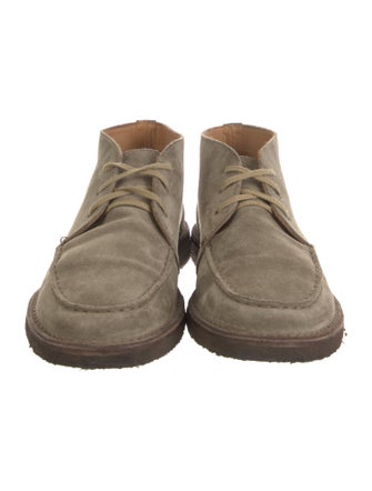 Drake's Suede Lace-Up Boots