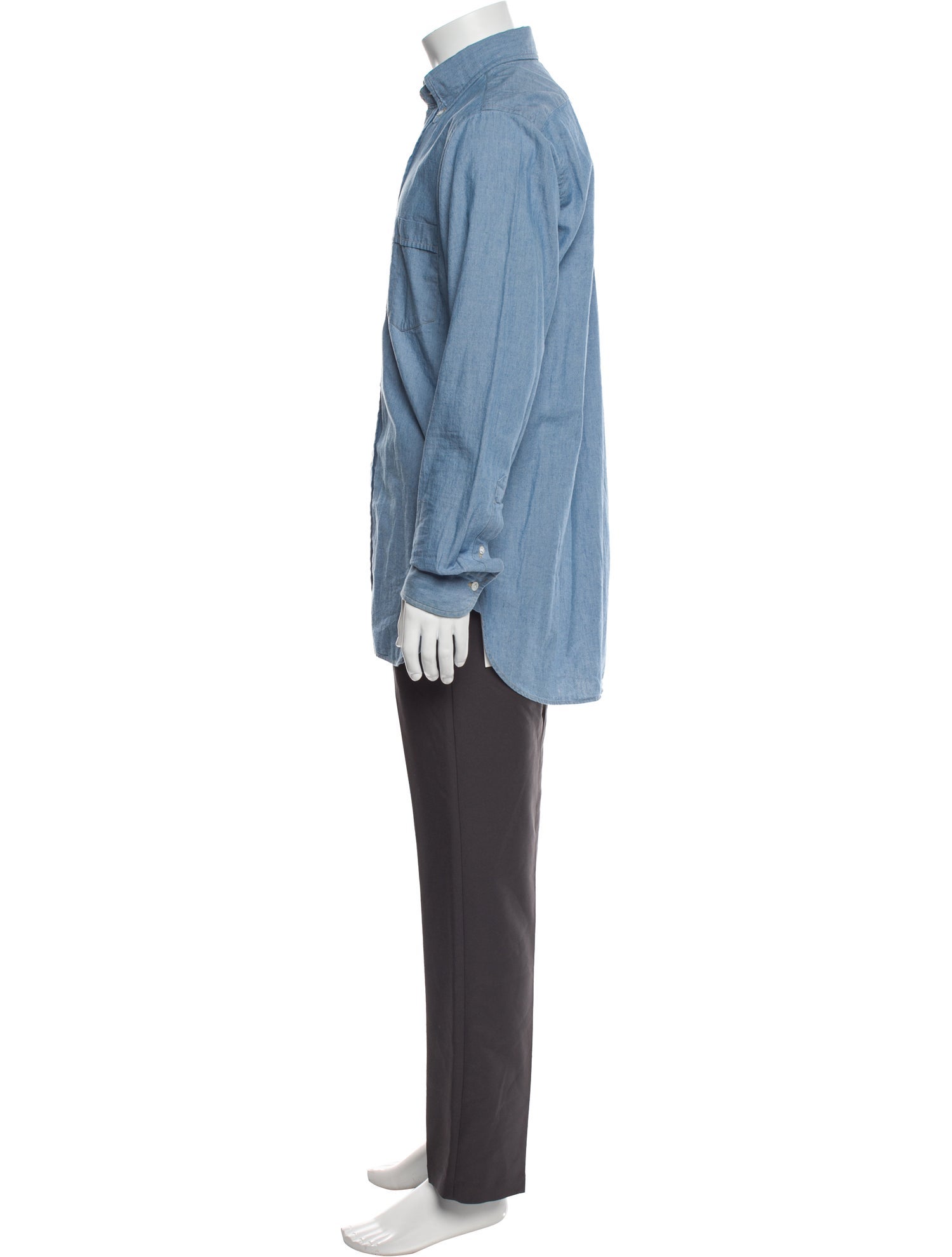 Drake's Long Sleeve Dress Shirt