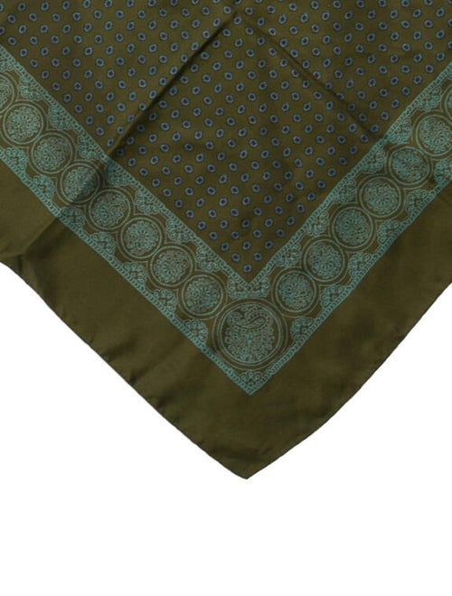 Drake's Silk Printed Bandana