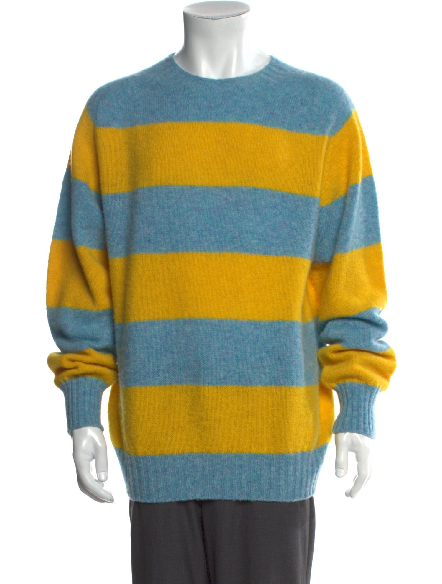 Drake's Wool Striped Pullover