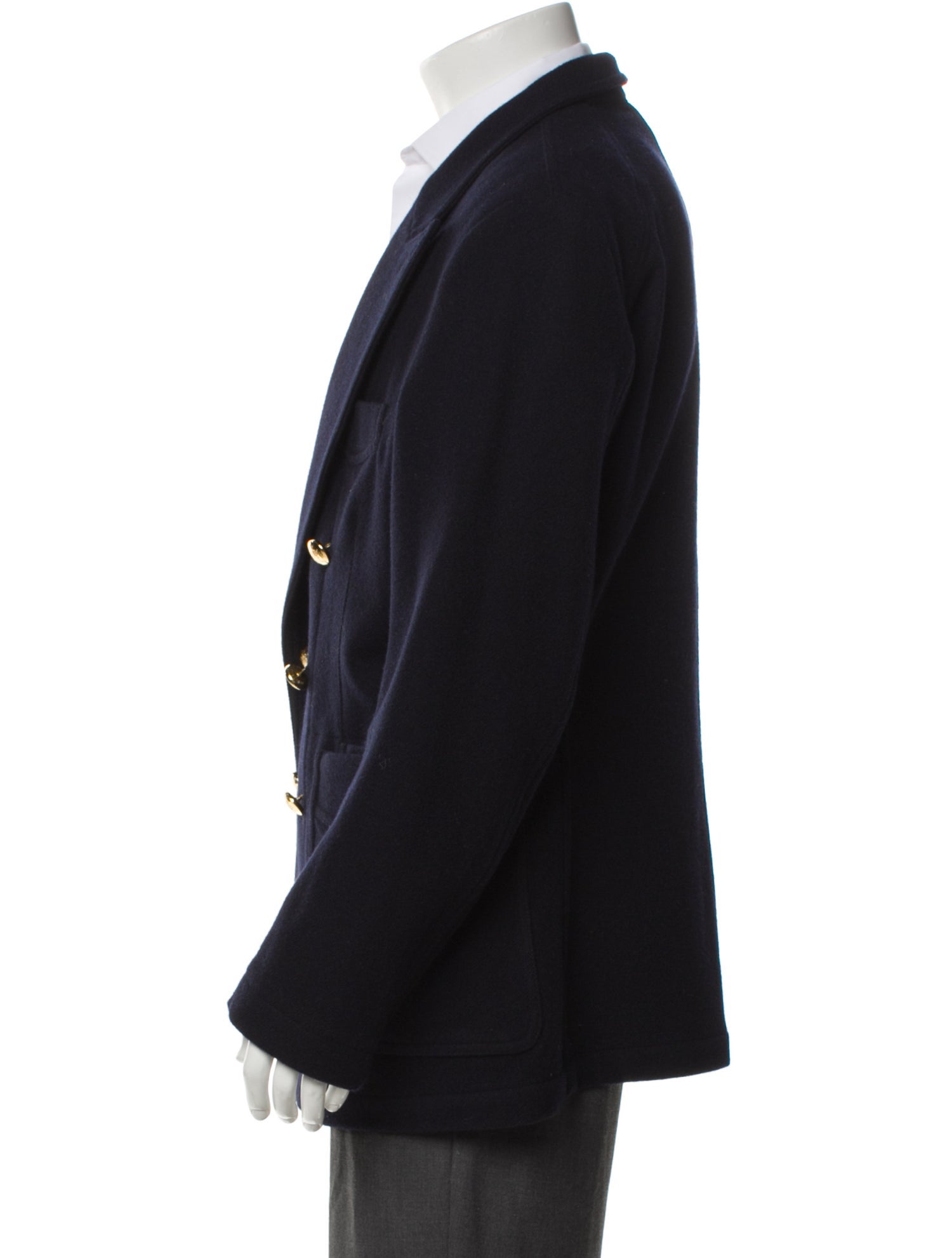 Drake's Wool Peacoat