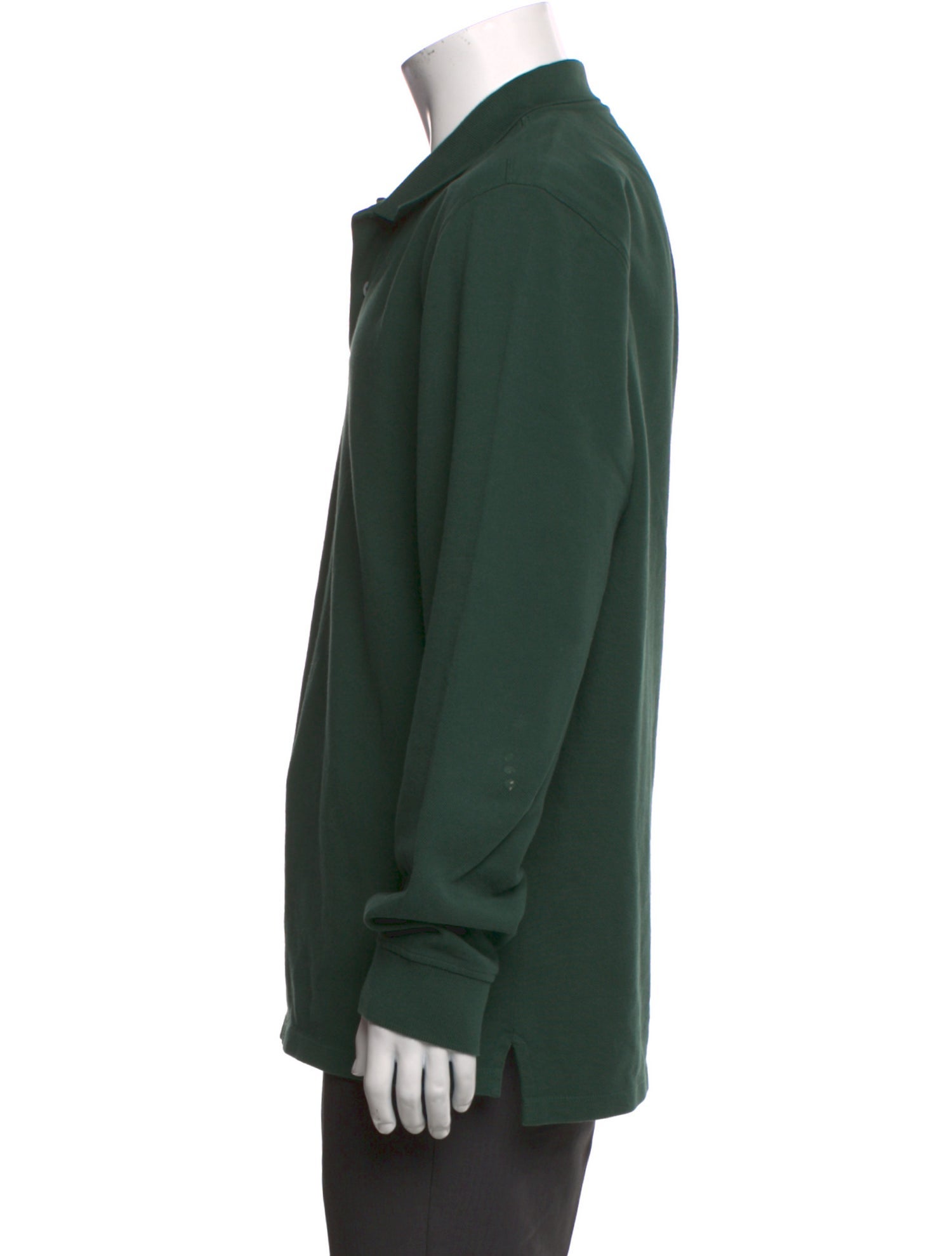 Drake's Crew Neck Long Sleeve Polo Shirt