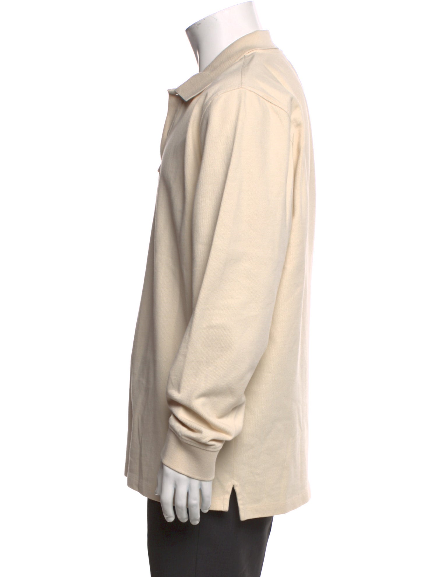 Drake's Crew Neck Long Sleeve Polo Shirt