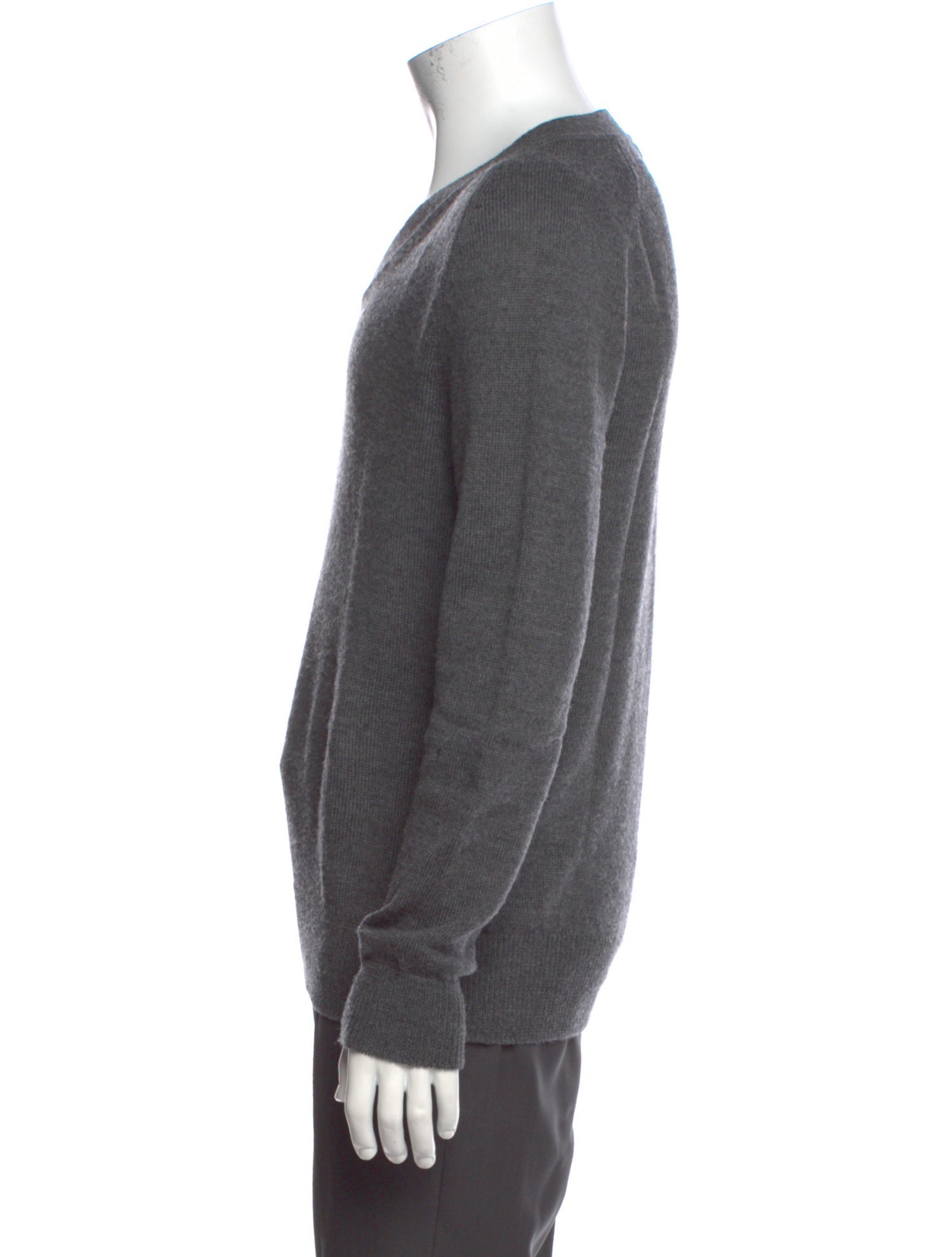 Drake's Merino Wool V-Neck Pullover