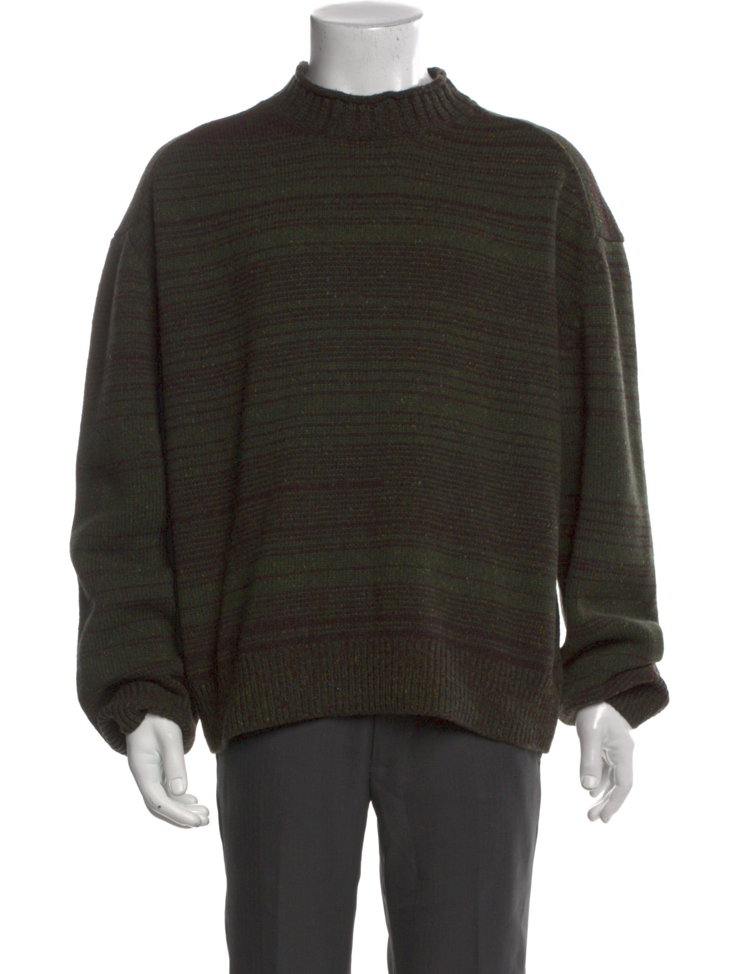 Drake's Wool Mock Neck Pullover