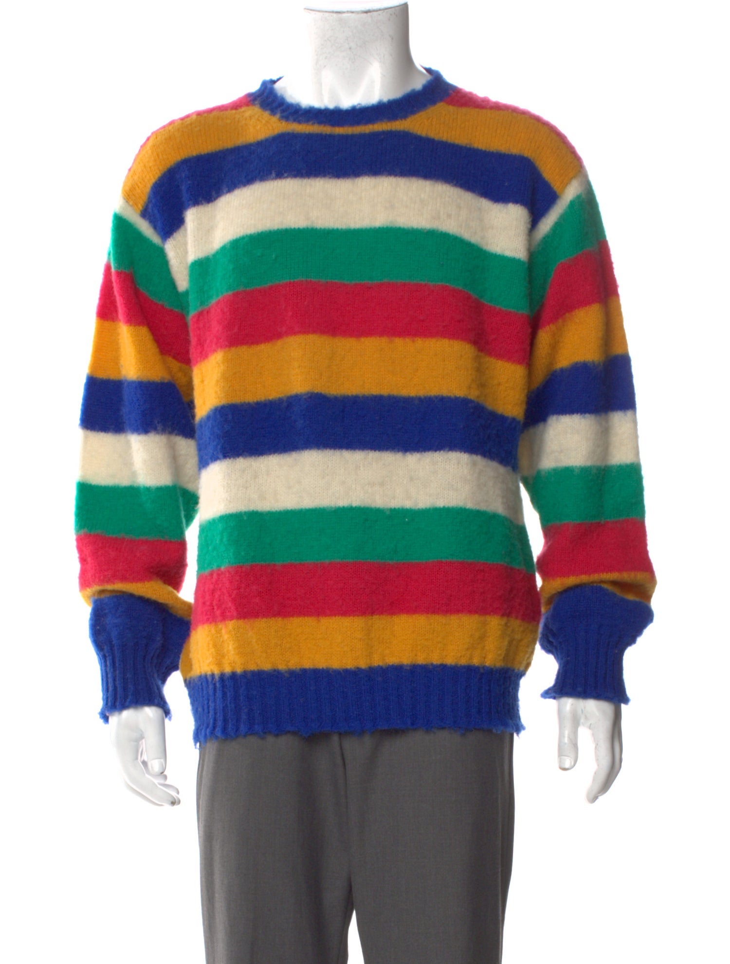 Drake's Wool Striped Pullover
