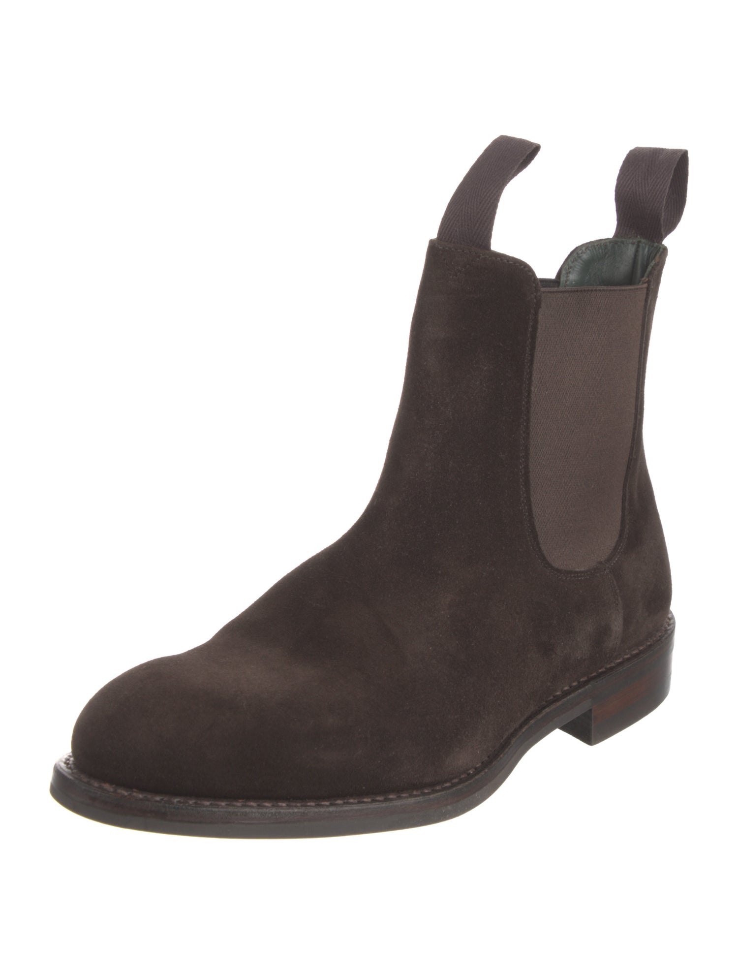 Drake's Leather Chelsea Boots