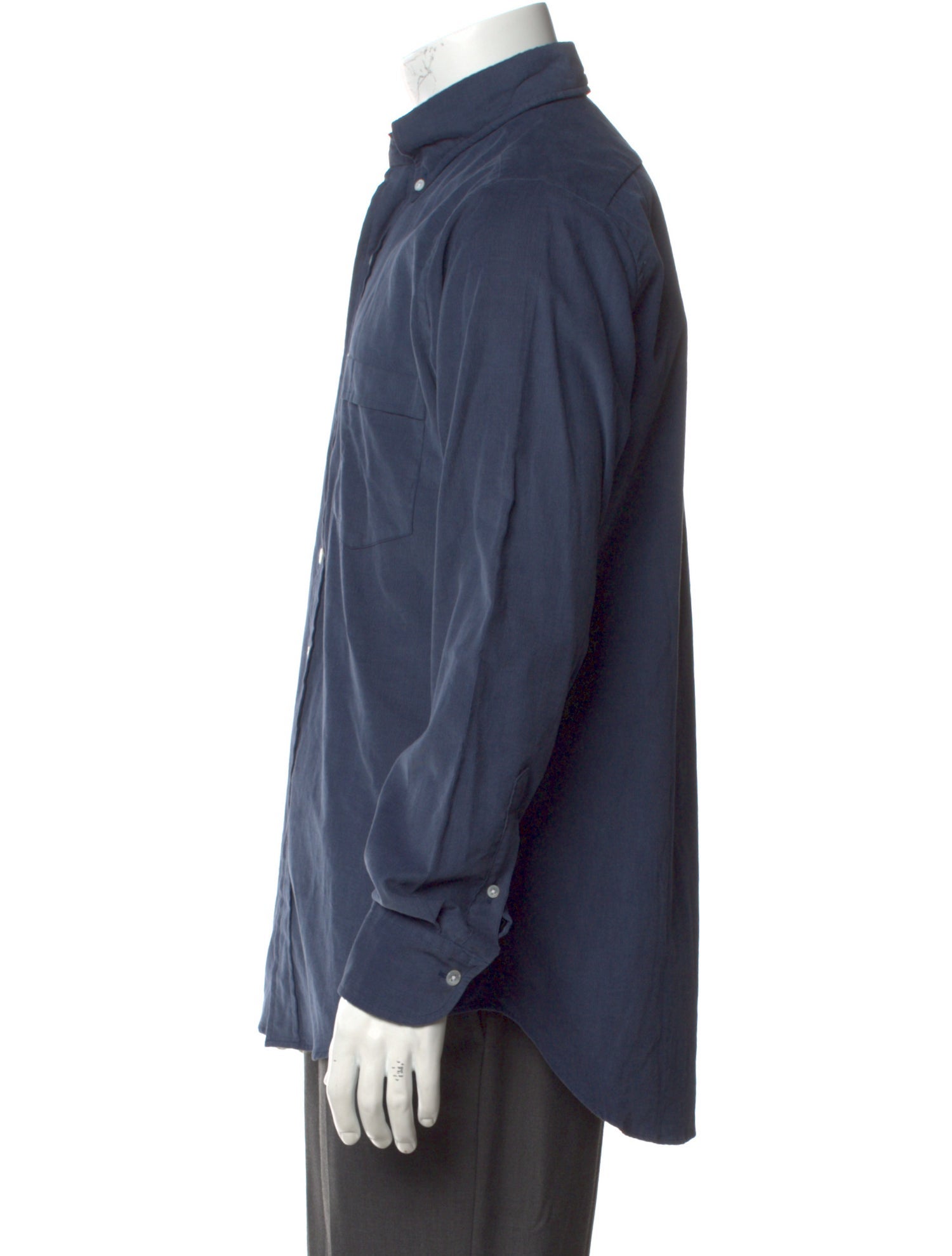 Drake's Long Sleeve Dress Shirt