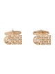 Dress Set 14K Diamond Cufflinks & Tie Pin Dress Set