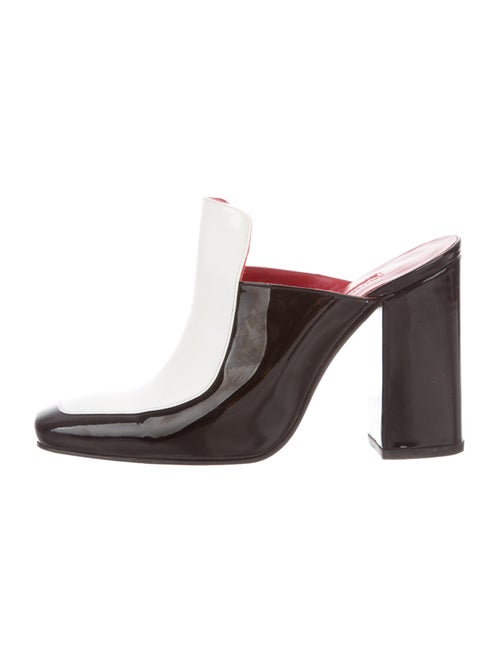 Dorateymur Turbojet Patent Leather Square-Toe Mule