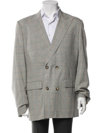 Dirk Schönberger Plaid Print Blazer