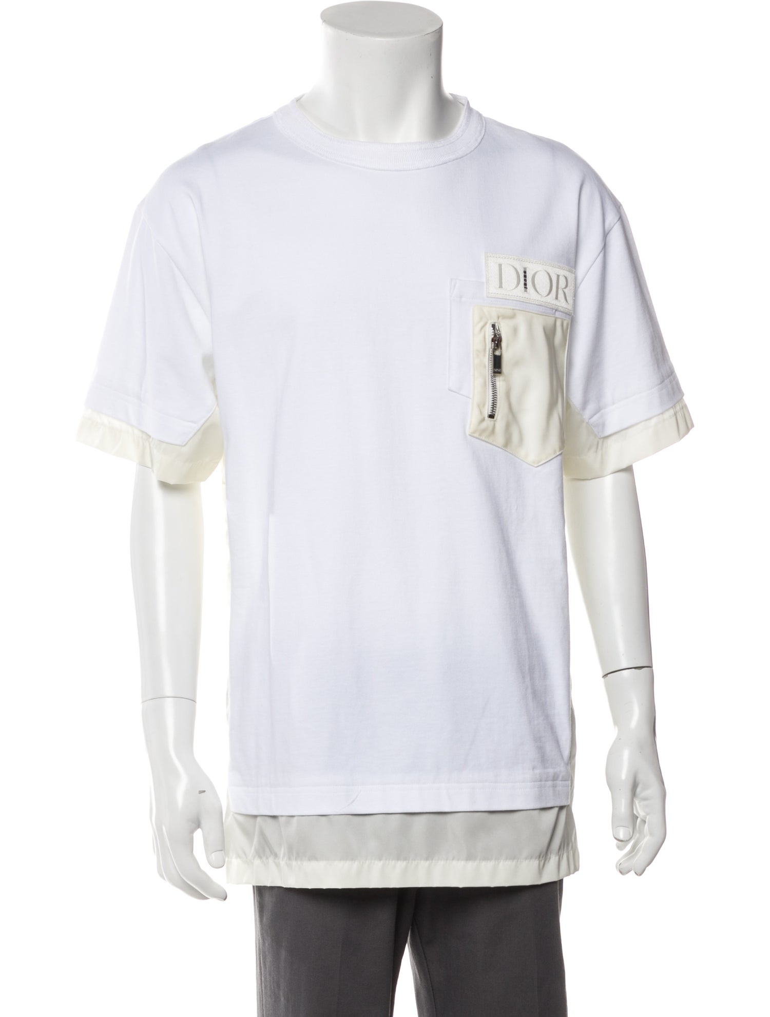 DIOR x Sacai 2022 Graphic Print T-Shirt - White T-Shirts