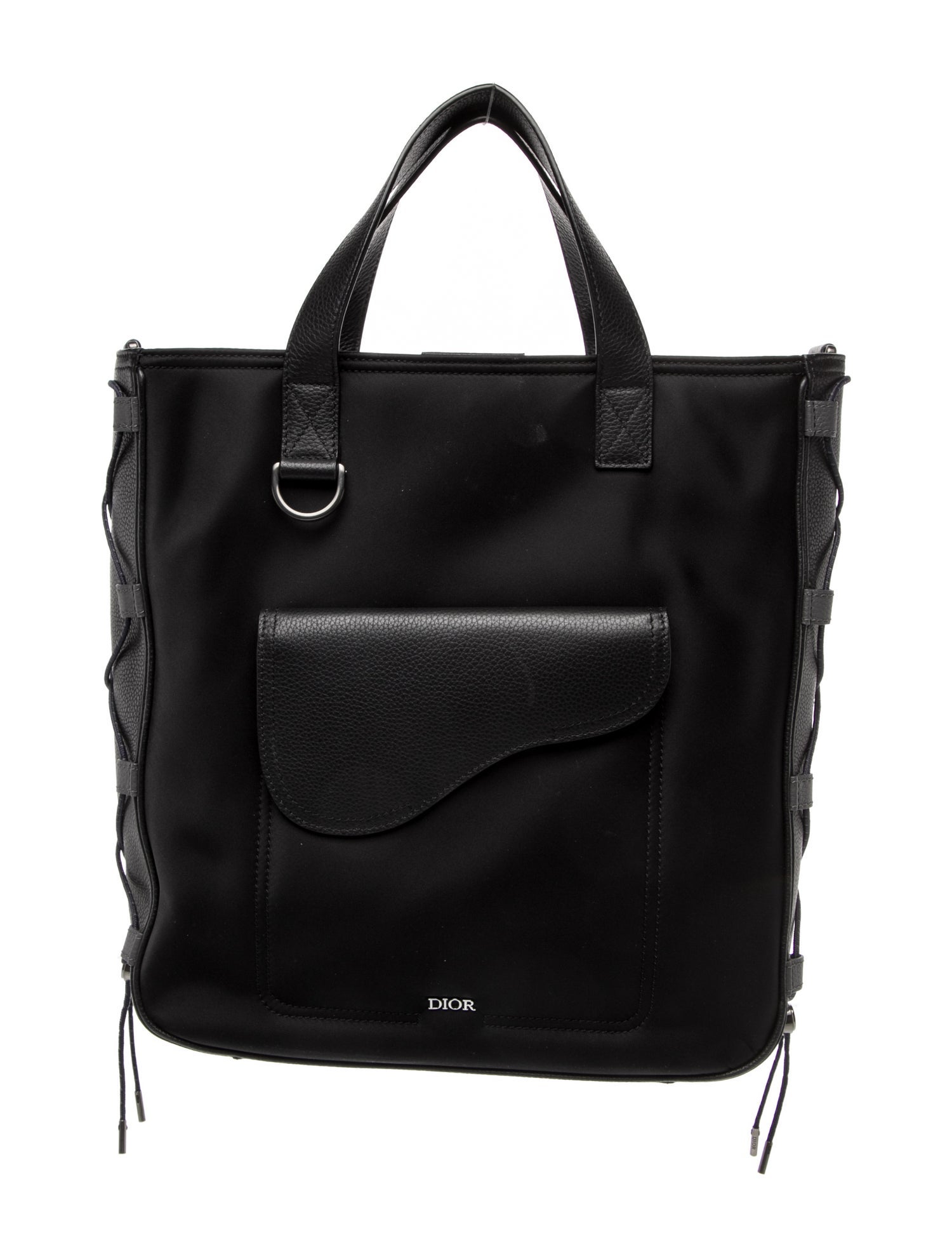 DIOR x Sacai Nylon Saddle Tote