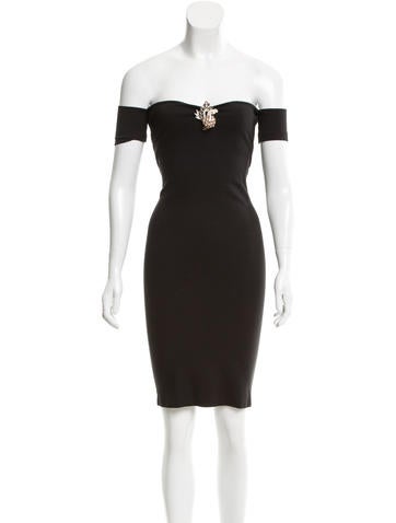 Dsquared² Off-The-Shoulder Mini Dress
