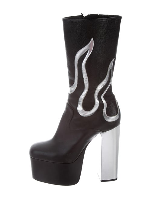 Dsquared² Flame Platform Boots Black