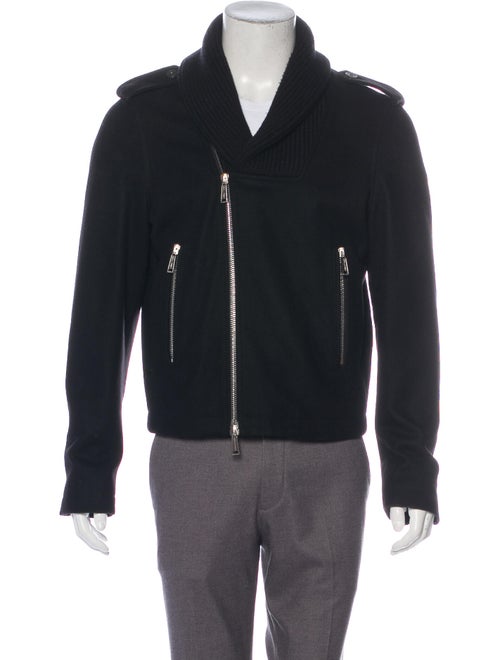 Dsquared² Shawl Collar Biker Jacket black