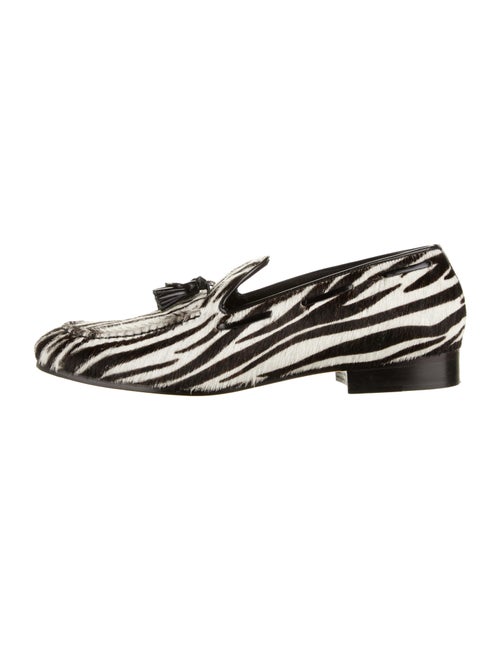 Dsquared² Ponyhair Smoking Shoes white