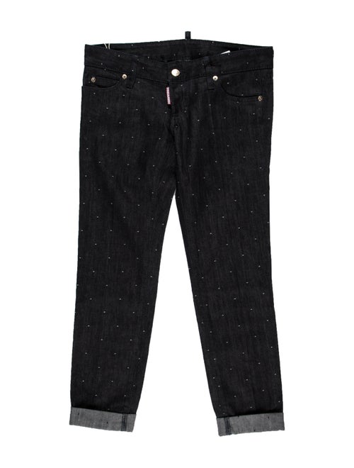 Dsquared² Low-Rise Straight Leg Jeans w/ Tags Blue