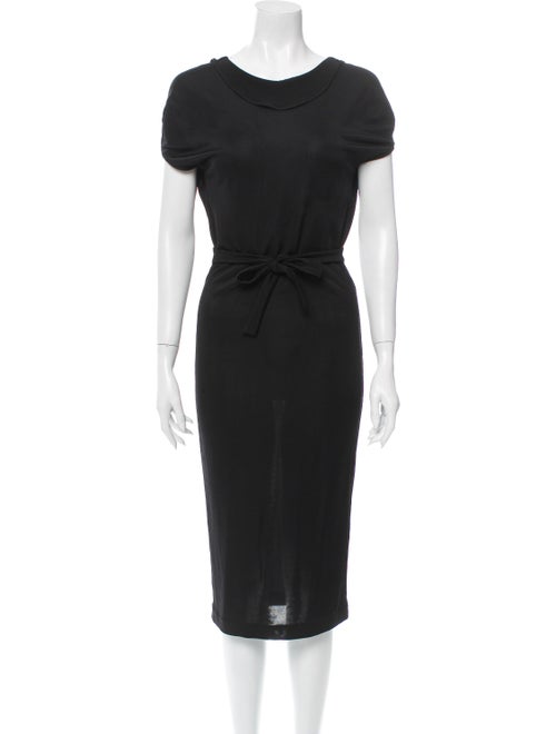 Dsquared² Knit Midi Dress Black