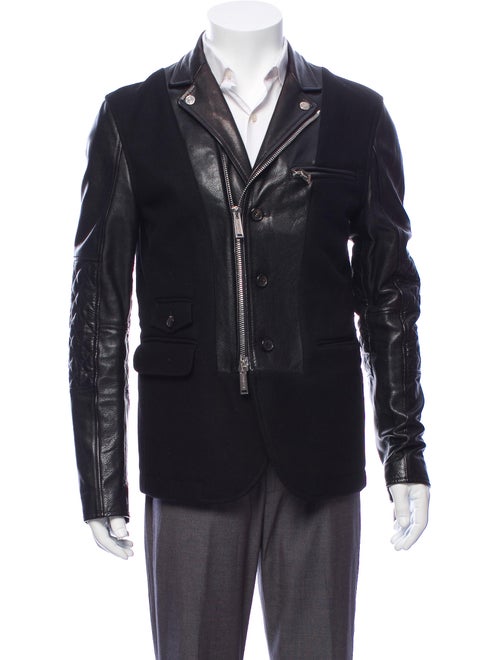 Dsquared² Virgin Wool Moto Jacket Wool
