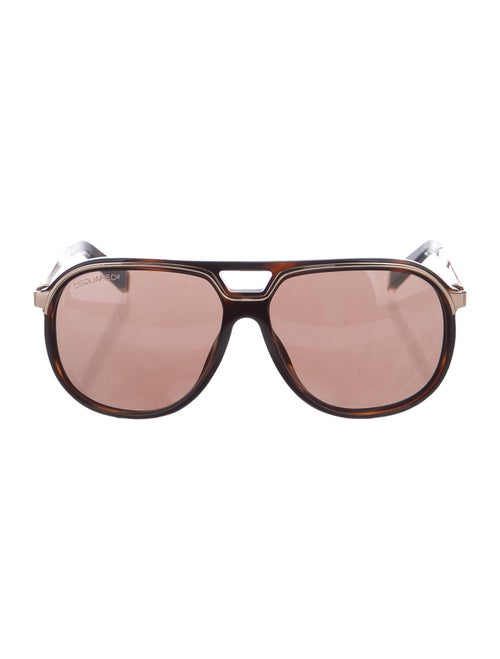 Dsquared² Tinted Aviator Sunglasses brown