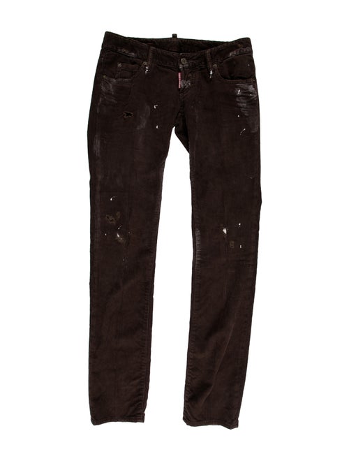 Dsquared² Straight Leg Pants Brown