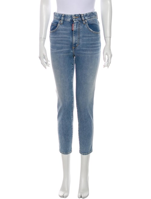 Dsquared² High-Rise Skinny Leg Jeans w/ Tags Blue