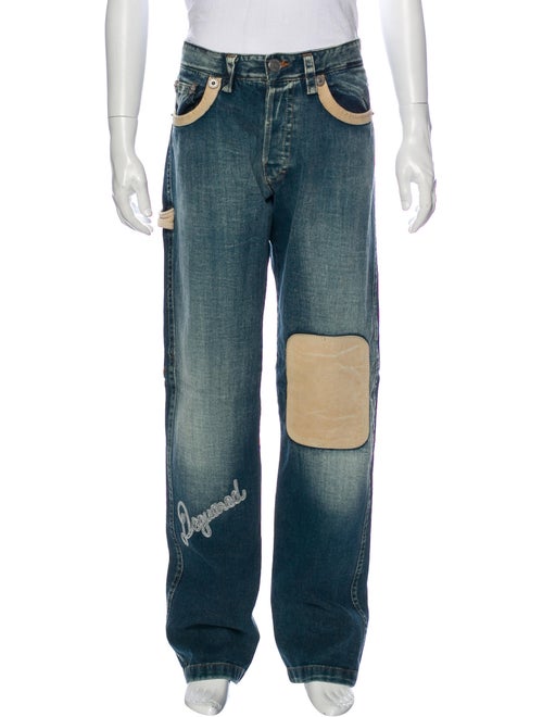 Dsquared² Straight-Leg Jeans Blue