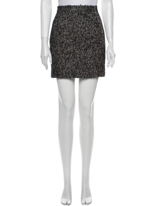 Dsquared² Printed Mini Skirt Black
