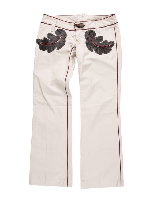 Dsquared² Printed Wide Leg Pants