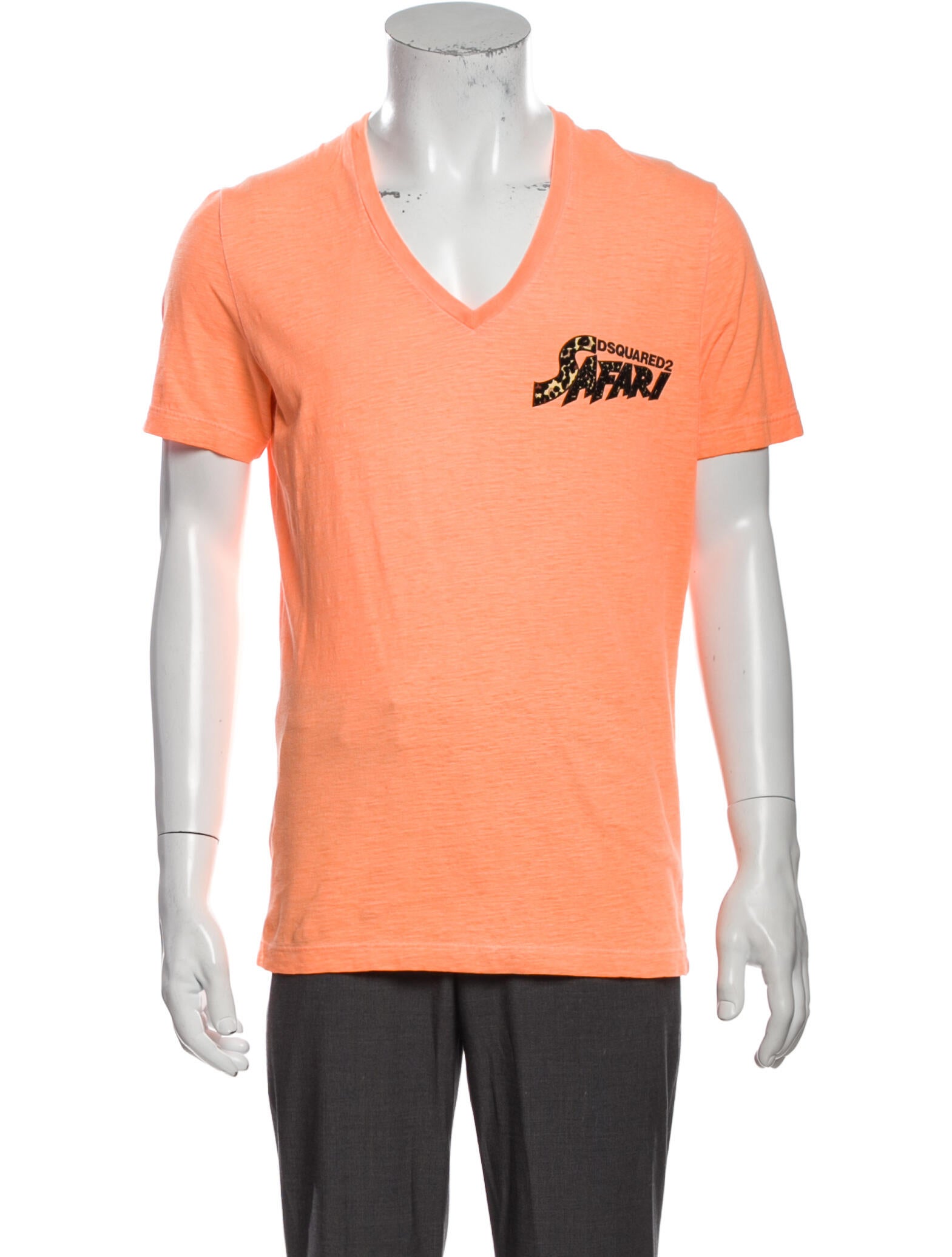 Dsquared² Graphic Print V-Neck T-Shirt