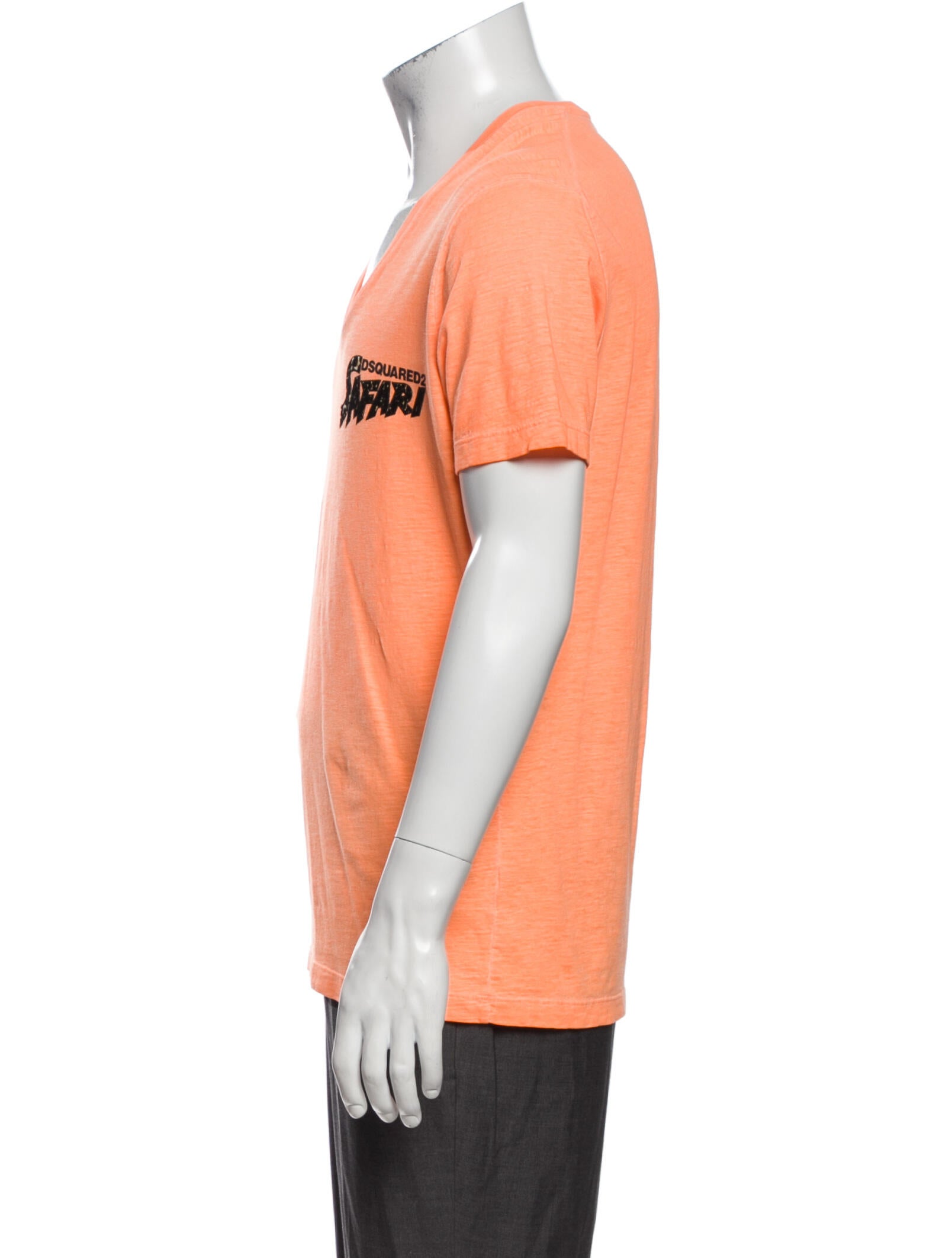 Dsquared² Graphic Print V-Neck T-Shirt