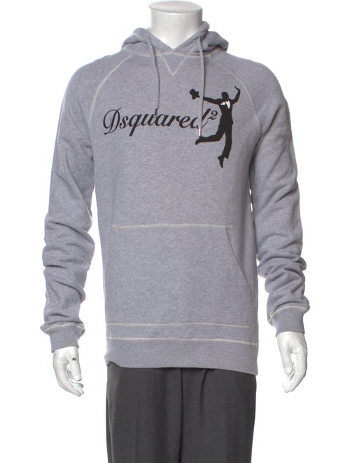 Dsquared² Graphic Print Crew Neck Hoodie