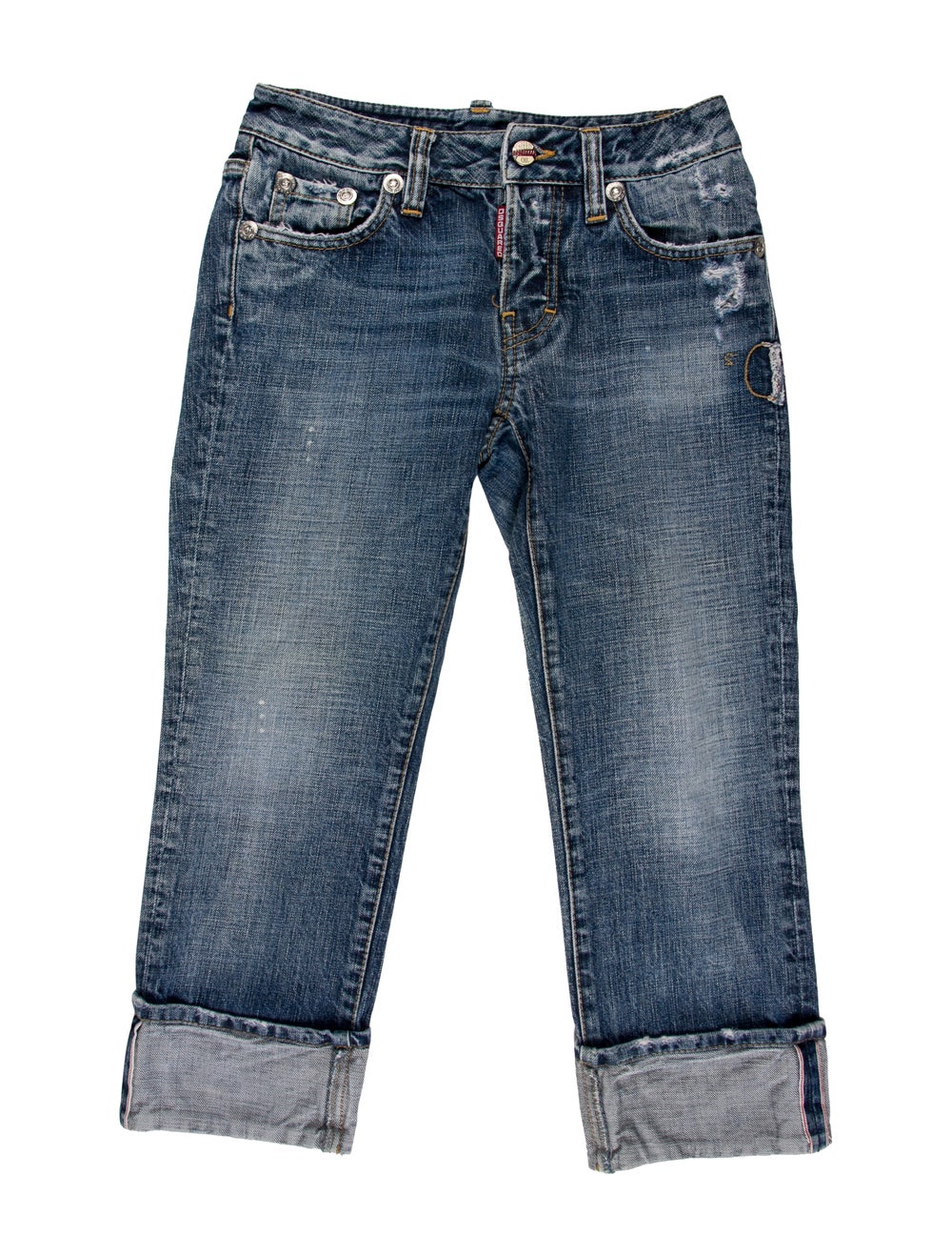 Dsquared² Low-Rise Straight Leg Jeans - image 1